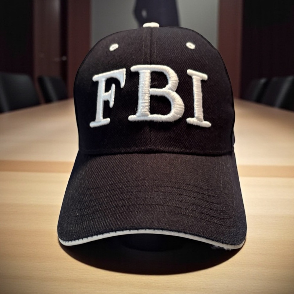 Black FBI Cap